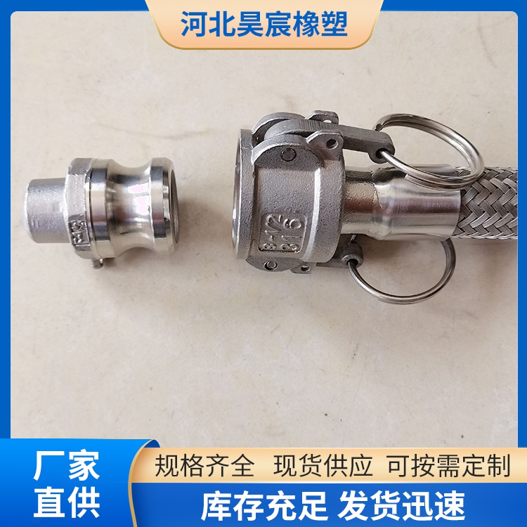 扳把式快接金属软管 
