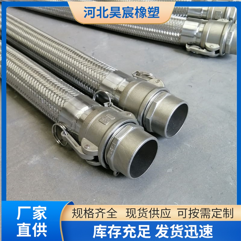 扳把式快接金属软管 