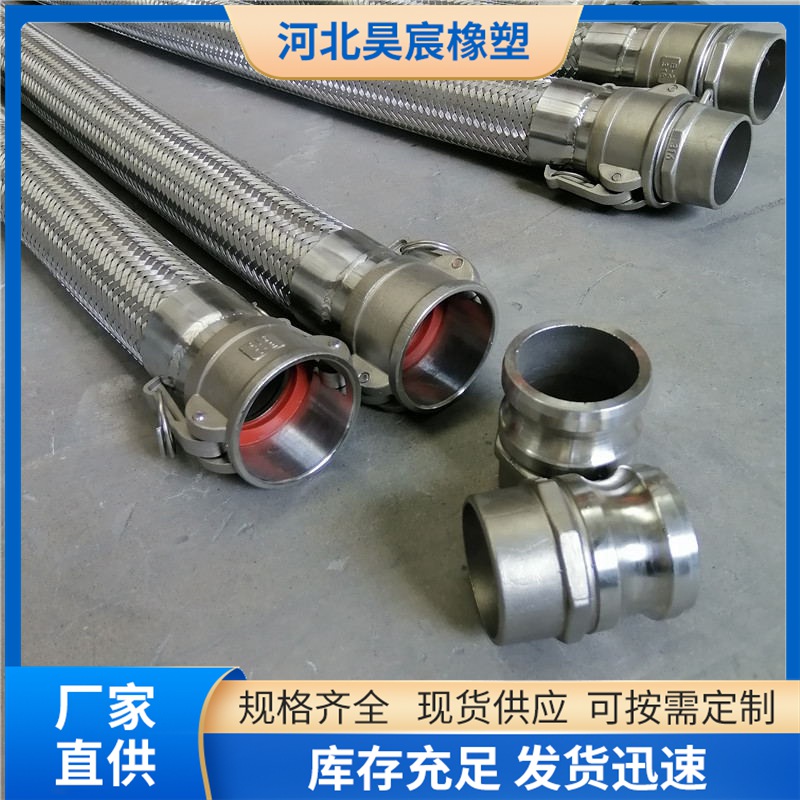 扳把式快接金属软管 