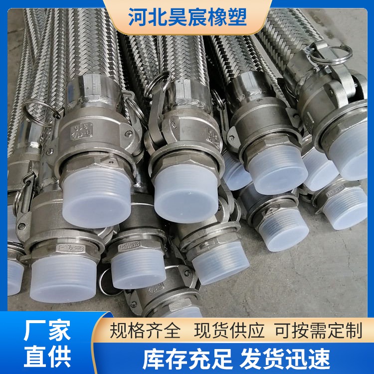 扳把式快接金属软管 